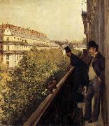 Gustave Caillebotte The man stand on the terrace Spain oil painting artist